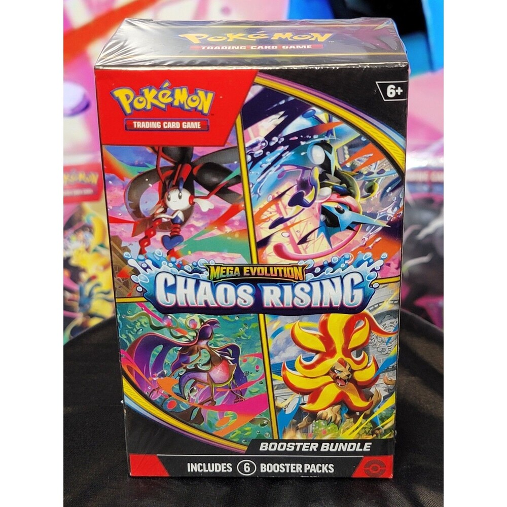 Chaos Rising Booster Bundle Pokémon TCG ME04 Mega Evolution New Fast Shipping
